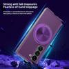 For Samsung Galaxy Z Fold6 5G Magnetic Case CD Vein Kickstand Shockproof TPU + PC Phone Cover