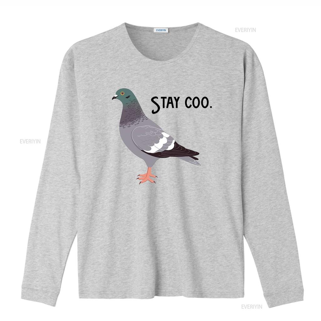 Stay Coo T Shirt Funny Pigeon Cute Bird Silly Meme Saying Cool Birding Motivate Sarcastic Slogan Comical Clothes vintage