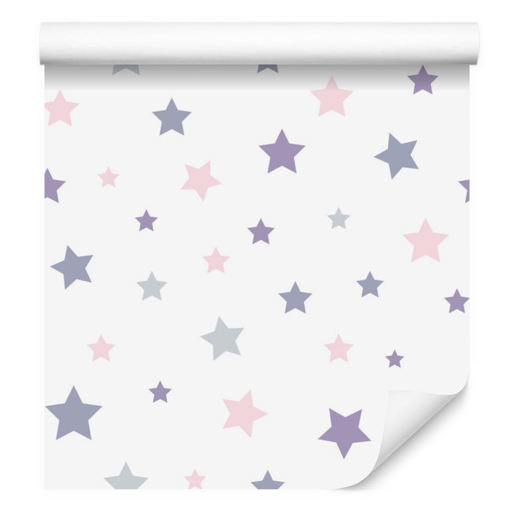 Delicate pastel stars wallpaper for living room and bedroom 50x1000