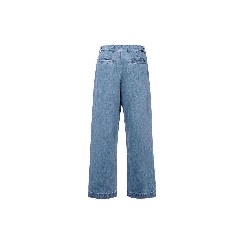 Nike Solid Logo Straight Leg Jeans Men Jeans Blue DV8918-493