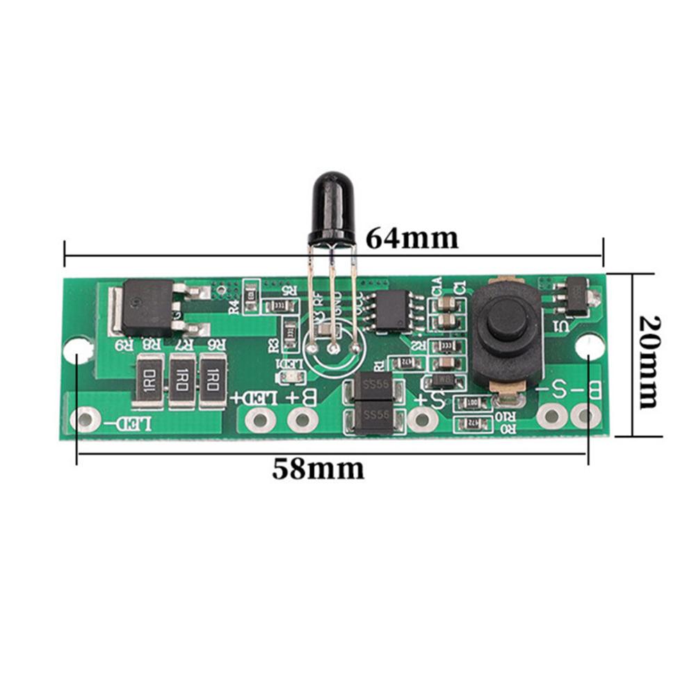 Battery Compatible Circuit Board 3.2V Lithium Battery Lamp Output Power 3V Light Control Feature For Outdoor Use