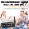 VAORLO Bluetooth 5.3 Audio Receiver+Coaxial DAC Converter+USB U-Disk Play+6.5 Micrphone Karaoke Wireless Adapter 3.5MM AUX RCA