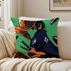 Samurai Anime SSamurai Champloo Cushion Cover Linen Pillowcase Soft  for Sofa Bed Home Room Decor