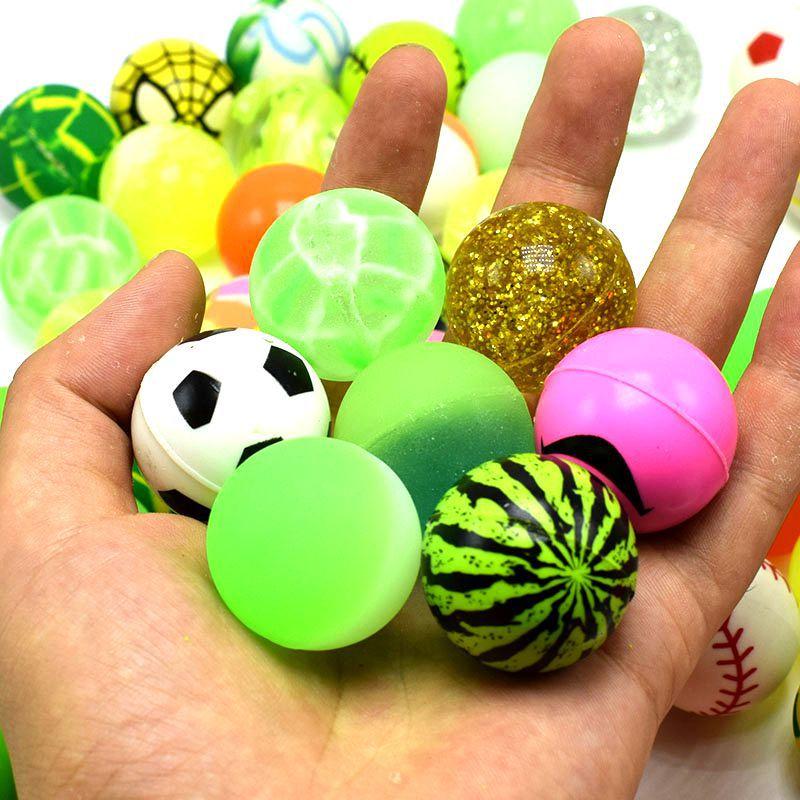 Classic 30mm Mixed Elastic Ball Toy With Magic Eyes Wholesale By Manufacturer