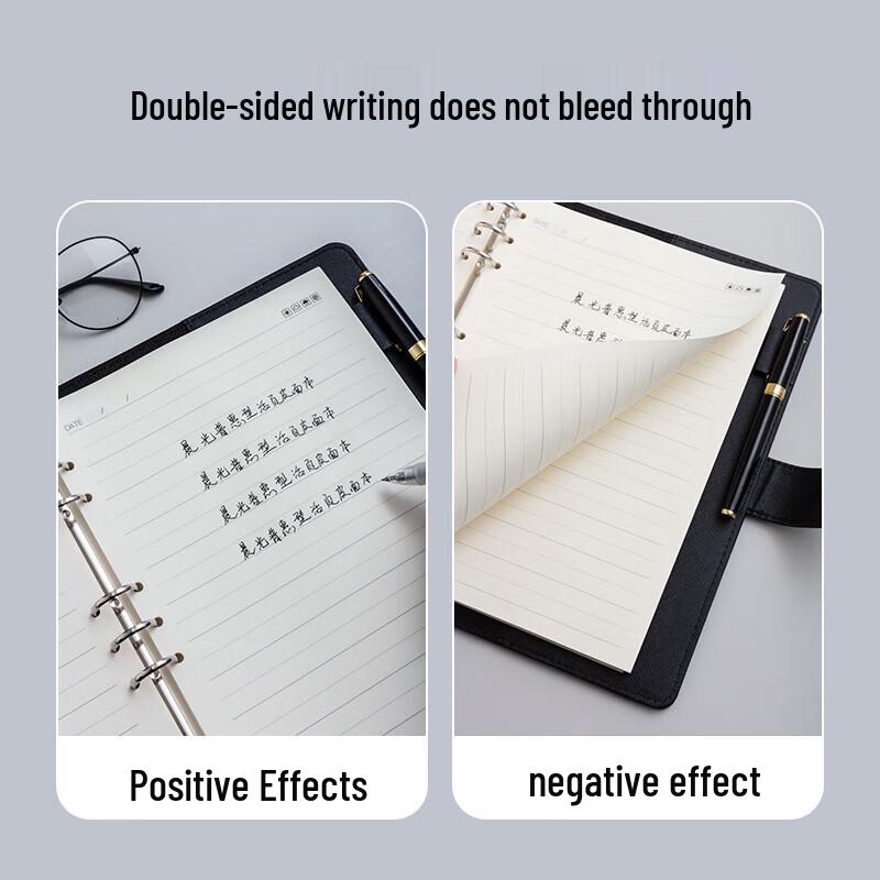 M&G Office 18K Thread-Bound Leather Notebook