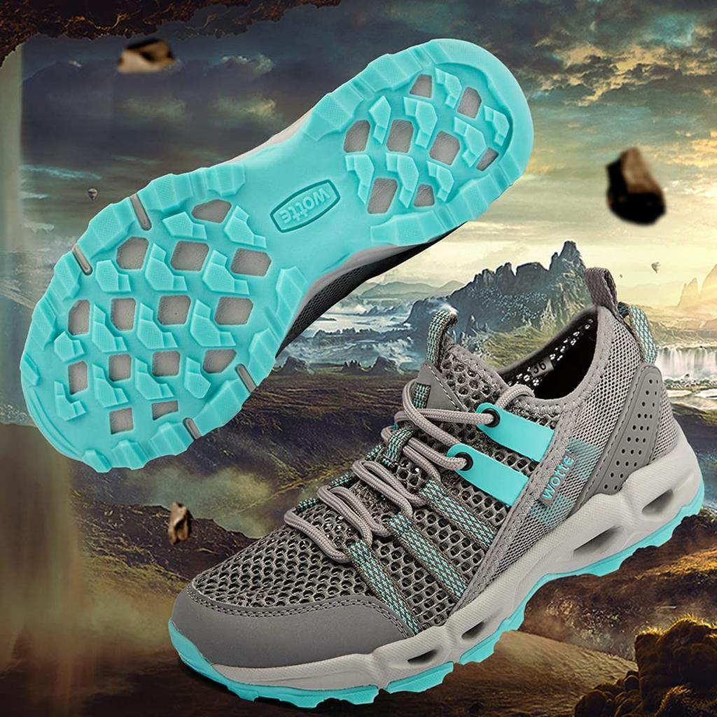 Hiking Shoes for Trekking Quick Mountaineering Trail Running Outdoor Unisex [Ranberone] Women, Shoes, Mesh, Breathable, Drying, Shoes, Lightweight,