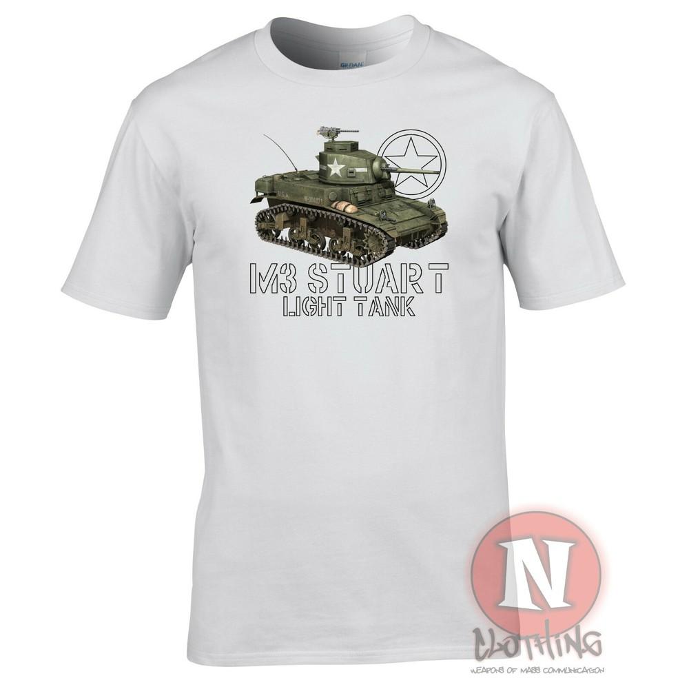 M3 Stuart Light Tank TShirt Ww2 DDay Us Army Vehicle Allied Wwii Wot 2XL