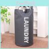 Portable Collapsible Round Laundry Basket Oxford Cloth Waterproof Storage Bag For Clothes Collection