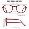 5PCS New Folding Reading Glasses Women Men Anti-Blue Light Portable Magnifying Presbyopia Eyewear +100 +150 +200 +250 +300