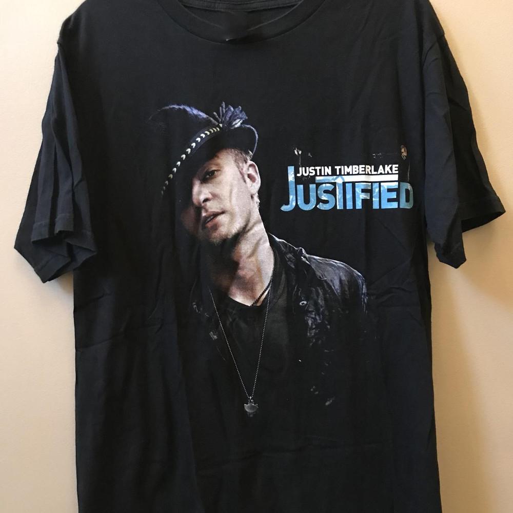 

Vintage Justin Timberlake Cotton Black Shirt Unisex Tour S to 5XL SG059 Unisex T-Shirt XXXL