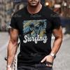 Men's T Shirt Coconut Tree Graphics 3D Print Fashion Short Sleeve Tee O-neck T-shirt Men's Clothing Hawaiian T-shirt Streetwear