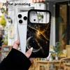 Phone Case: 2D flat design suitable for iPhone 18 17 16 15 14 13 Pro film protective case, couple style, cosmic starry sky, Christmas and Halloween gi