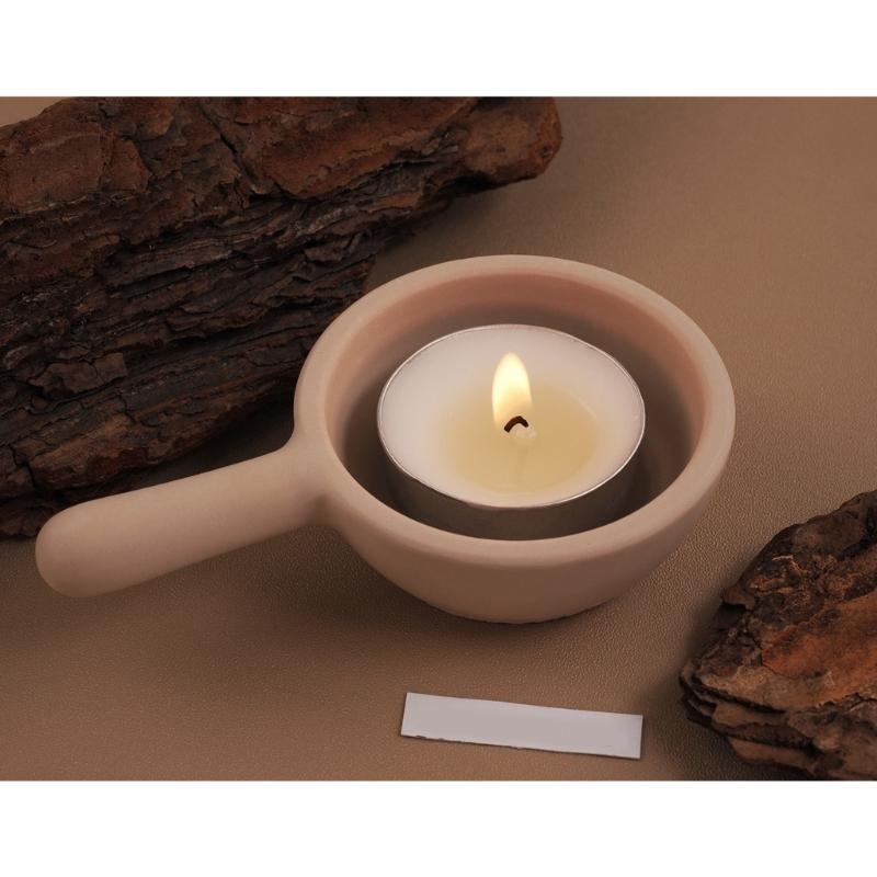 Pans Shape Candle Holder Silicone Molds Epoxy Resin Molds Plaster Molds 3D Handle Jar Candlestick Molds Candle Cup Molds