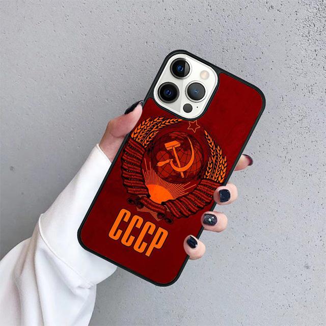 New Style Russia Soviet Flag Phone Case Cover For iPhone 17 Air 15 16e 14 13 12 Pro Max 11 Pro Max Plus Coque Shell
