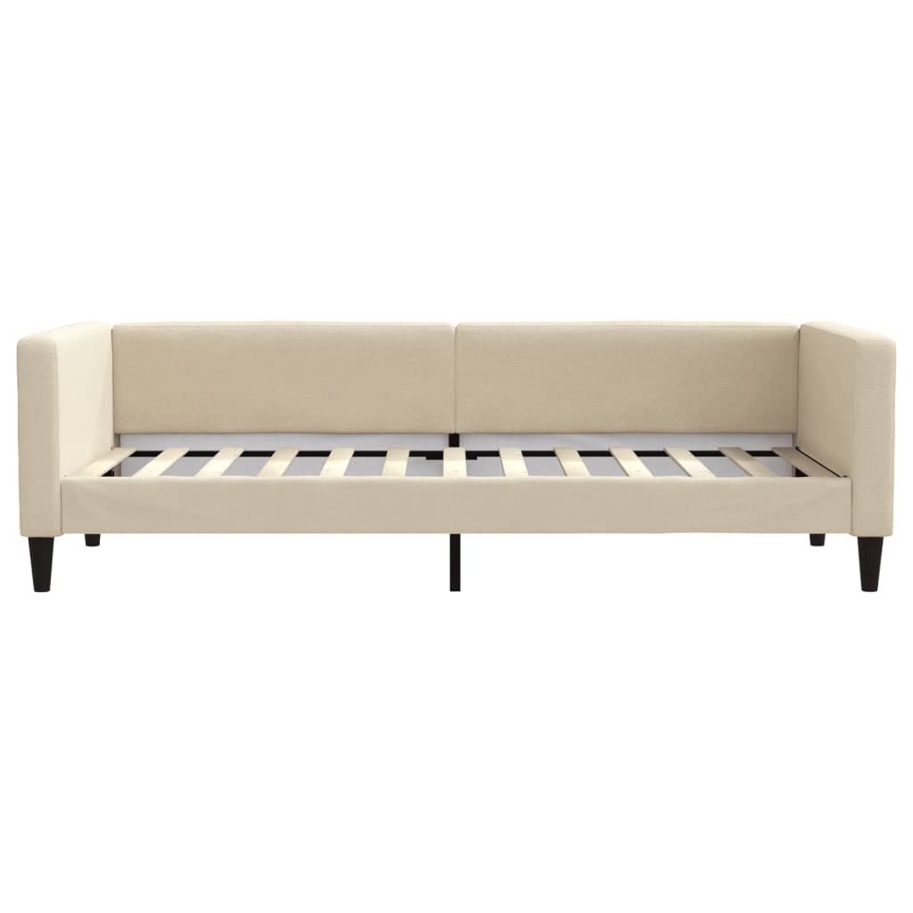 Vidaxl Sofa With Sleeping Function, Cream, 80X200 Cm, Upholstered In Fabric