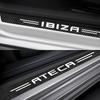 Car Door Sill Stickers Threshold Protector Auto Decoration Tuning DIY Trims Decal Accessories For Seat Leon Ibiza Arona Ateca