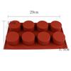 3D Silicone Mold 8 Holes Pudding Cupcake Art Cake Mould Baking Pastry Mousse Chocolate Mold Cake Tools