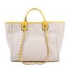 Women's Bag New Large-capacity Trendy Bag Contrasting Color Chain Tote Bag, Shoulder Bag Portable