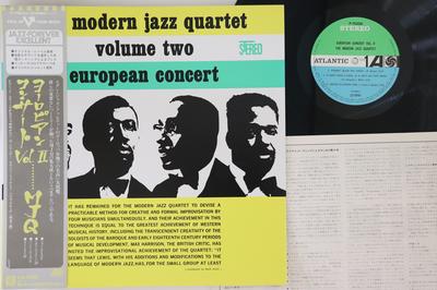 LP Record MODERN JAZZ QUARTET  European Concert Vol. 2 P7523A ATLANTIC 1975 Japan Obi Jazz Used