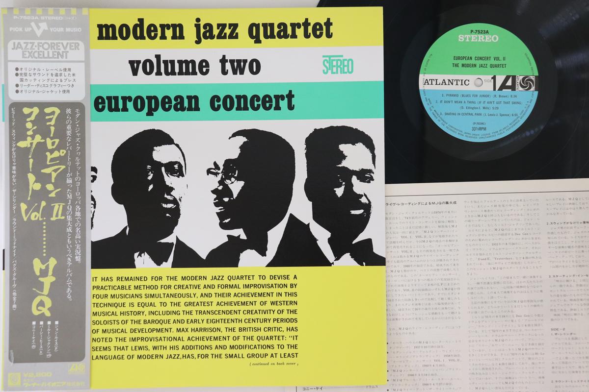 

LP Record MODERN JAZZ QUARTET - European Concert Vol. 2 P7523A ATLANTIC 1975 Japan Obi Jazz Used