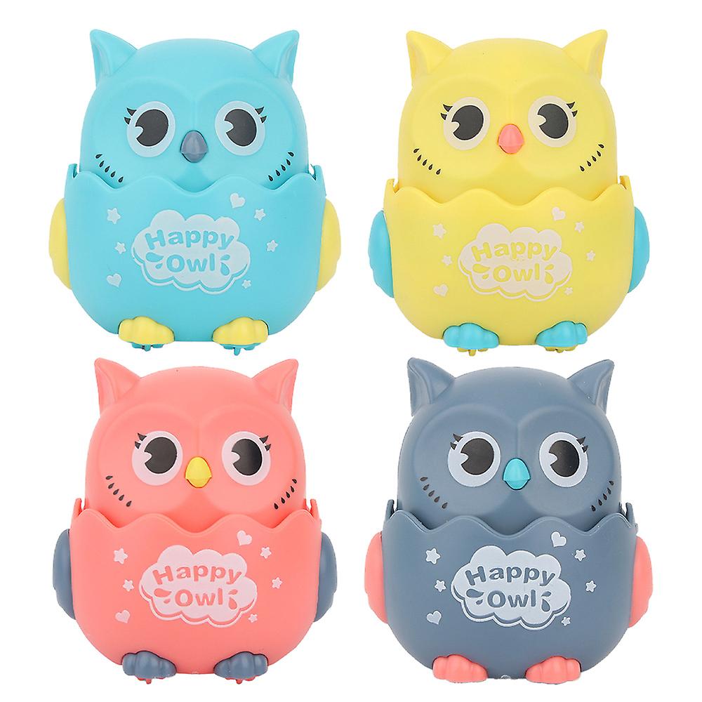 

Пресс-раздвижная игрушка-сова Push And Go с приводом от трения мобильные игрушки в форме совы отодвинуть назад Toy4 шт.