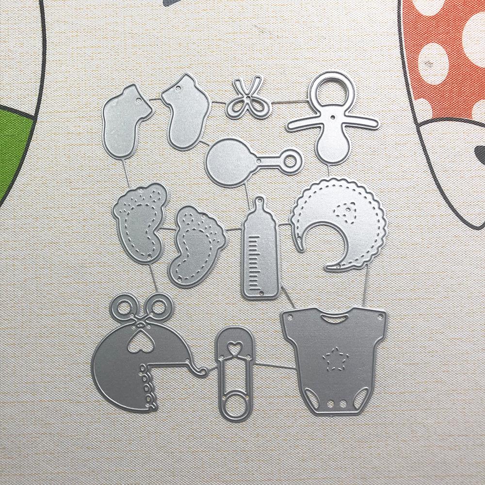 1/2/3/4/6/10/12pcs Butterfly Flowers Leafs Ectangle Frame Embossing Cutting Dies Stencil DIY Scrapbooking Album Cards Paper Decor Metal Craft