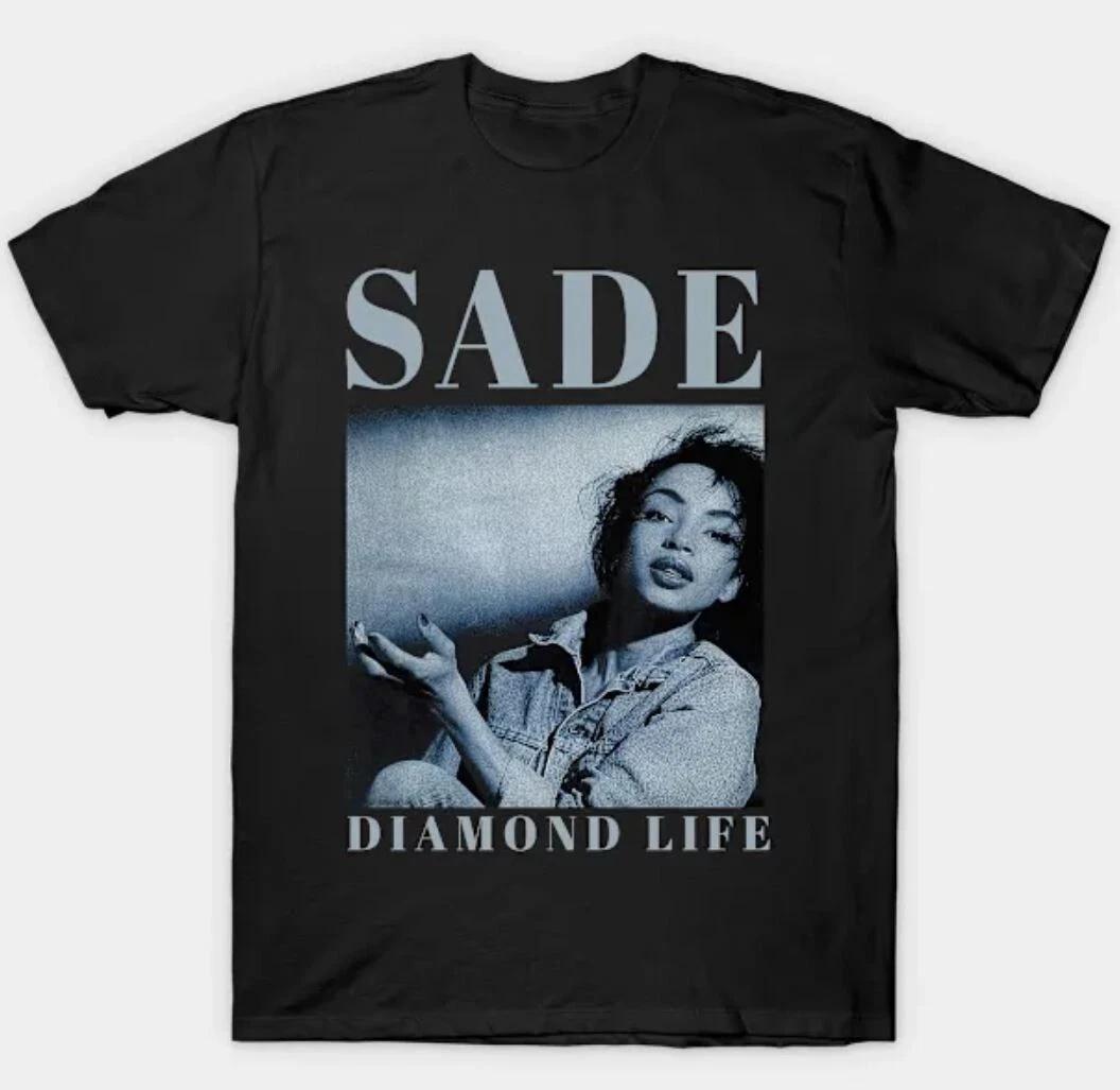 

Sade Adu Diamond Life Vintage T-Shirt 2025 Men s Women s T-Shirt Summer Vintage Fashion Streetwear Harajuku Top - Men s Summe... S разноцветный