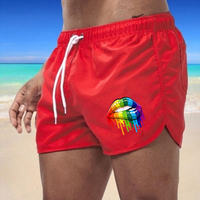 

BBK-62 Летние новые мужские быстросохнущие плавки спортивные штаны купальный костюм пляжные шорты шорты для бега спортивные креативный баскетбольный принт 4XL