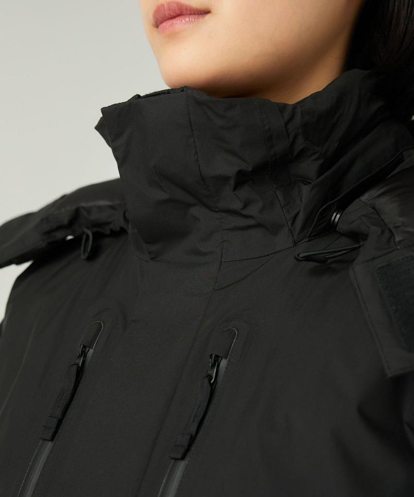 Snow Peak Vejrbestandig Dunjakke Ydertøj Jakke Dunfyldt SORT L GORE-TEX JK-25AU006 Herre Dame