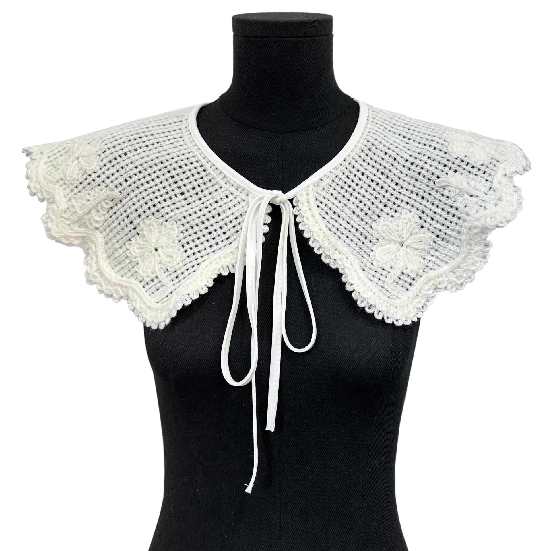 

Меховой воротник-стойка, Искусственный воротник, Расшитый бисером, Ажурный хлопковый воротник, Кружевной кружевной платок, Декоративная вышивка, Искусственный воротник