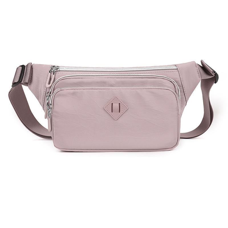 Women's New Fanny Pack Outdoor Leisure Sports Breast Bag Fashionable and Simple Portable Mobile Phone Bag
