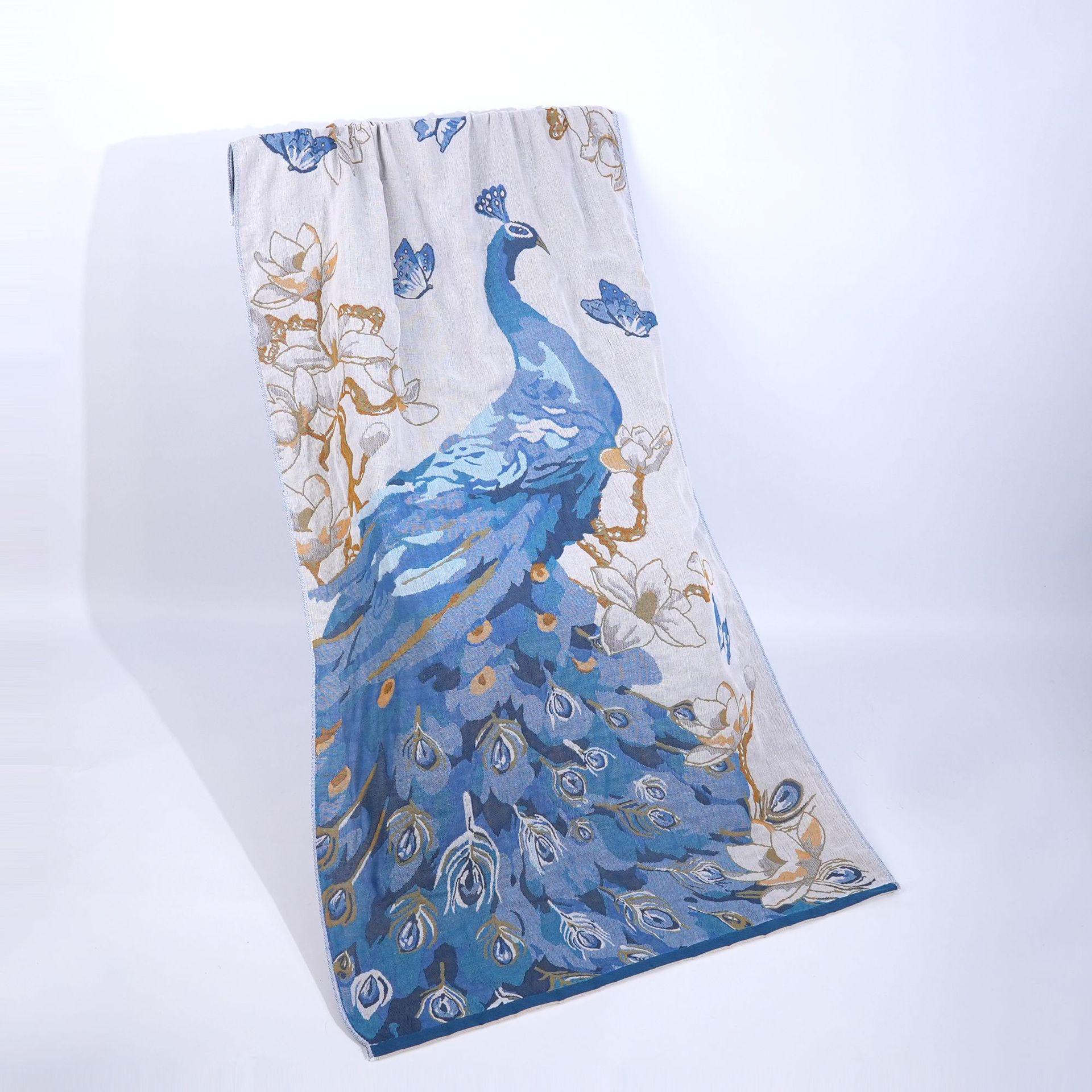 Extra Large Soft Gauze Bath Towel for Men & Women - Absorbent & Comfortable Adult Bath Wrap or Small Home Blanket 80*160cm