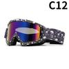 Motorcycle Goggles Water Transfer Off-road Outdoor Riding Sports Glasses Ski Goggles Windproof Glasses