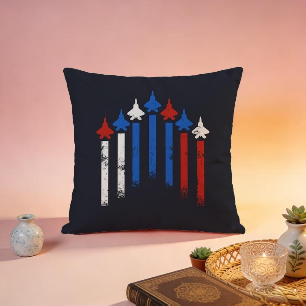 Fashion TTop Gunable Cushion Cover Premium SkinFriendly Pillow Case MultiPurpose for Home Office Travel