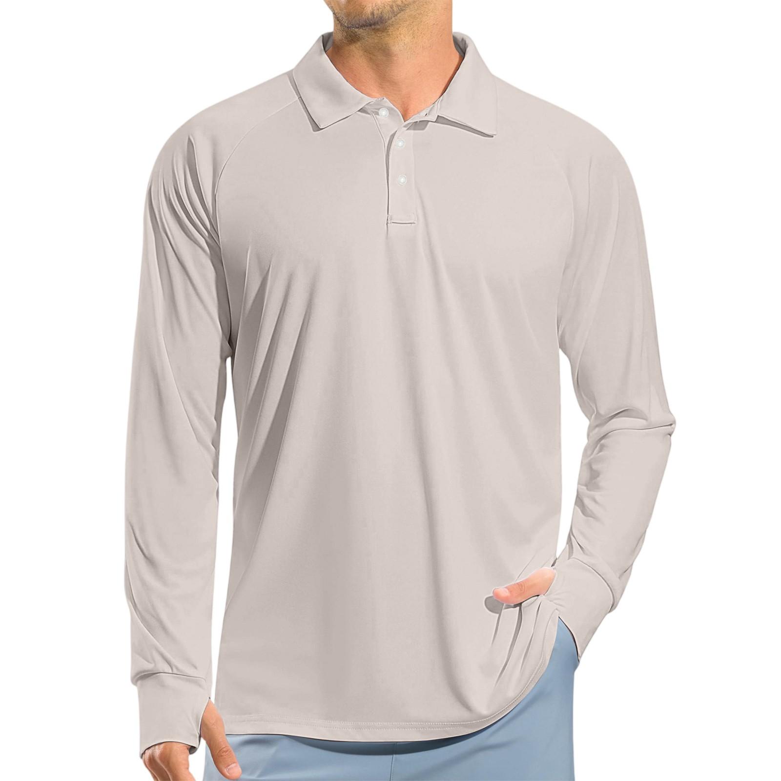 Men s Long Sleeve Shirt, Classic Lightweight Cotton , Casual Button Down Collar, Soft , XL