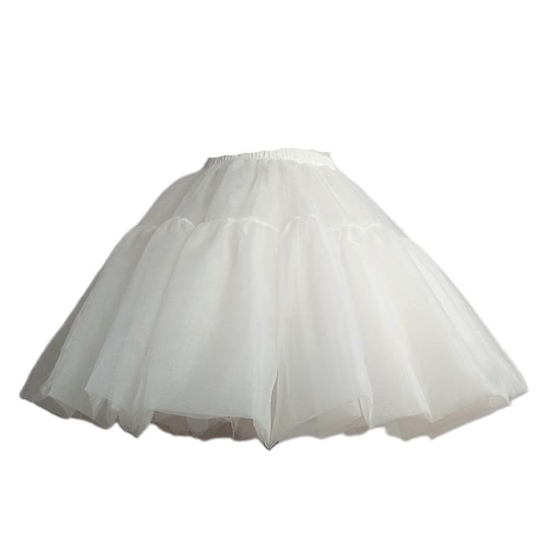 

Women s Crinoline Petticoat Tutu Skirt Ball Gown Short Slips Multiple Layers Underskirt for Wedding Bridal Dress 1