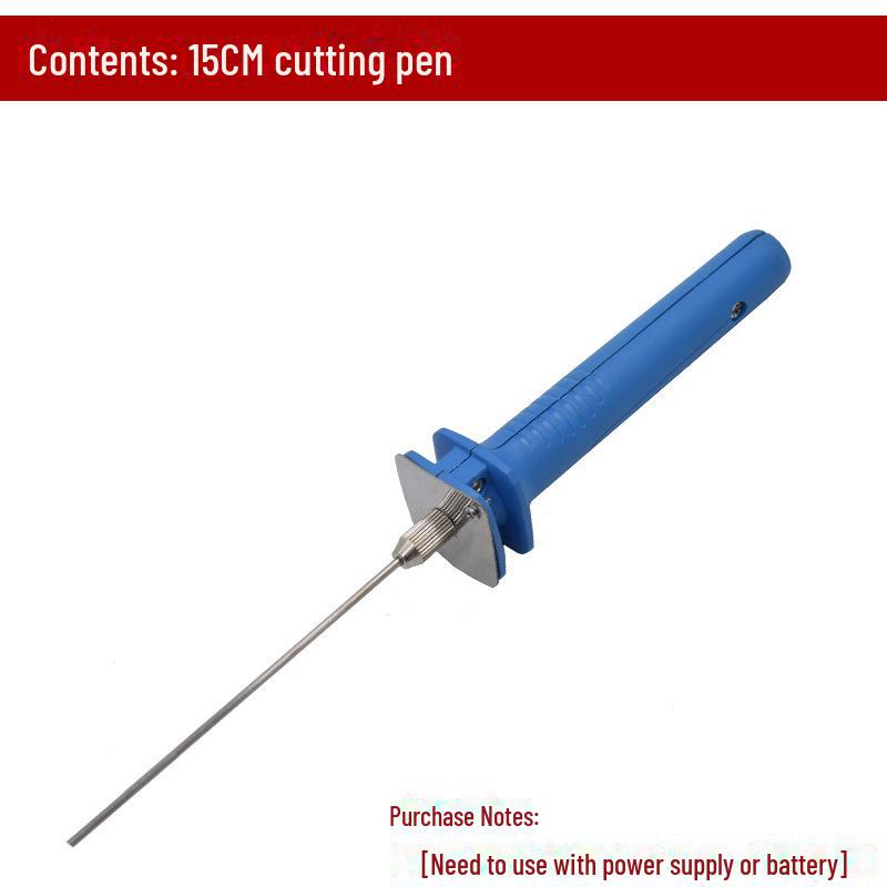 

Электрический инструмент для резки и гравировки пенопласта с подогревом 10cm single pen синий
