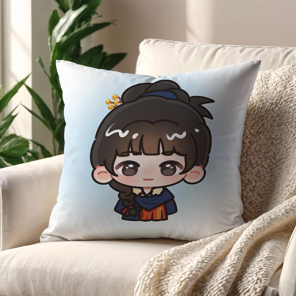 TV Pursuit of Jade Fan Changyu Cushion Cover For Pillow Printing Sofa Decoration Home Room Coffee Shop Office Nordic Simplicity
