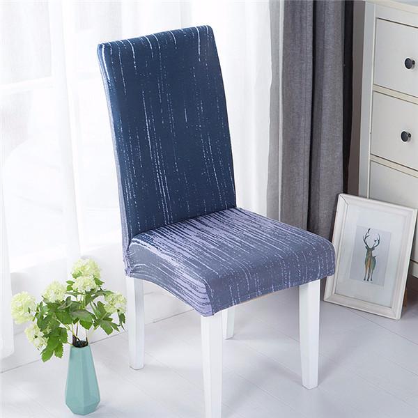 Spandex Chair Covers Elastic Geometric Dining Chair Slipcover Case Stretch Seat Cover For Wedding El Banquet Dining Room