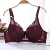 Ultra-Thin Lace Bra: Sexy, Large-Size, No Sponge, Gathered Fit