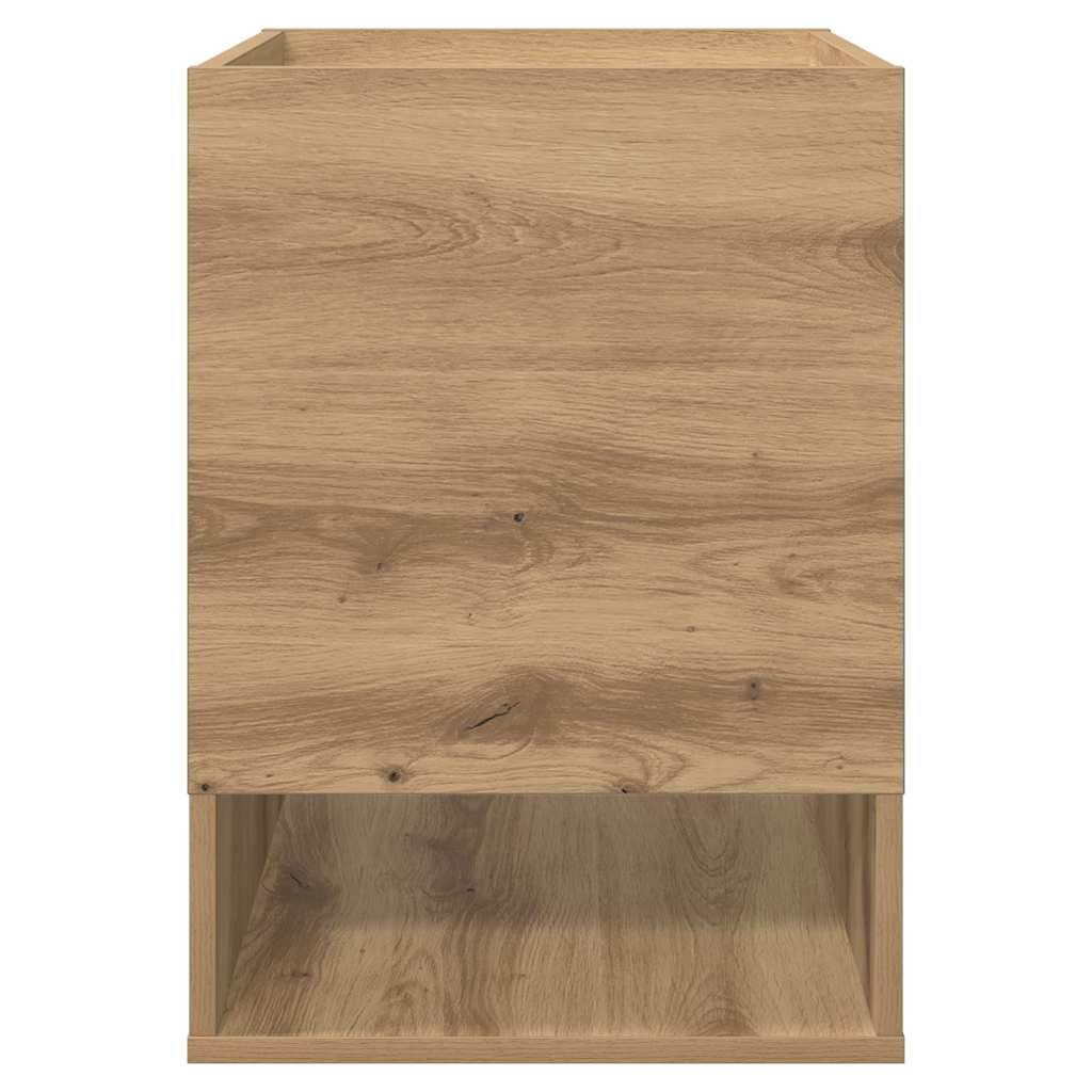 Side Table Set of 2 Artisan Oak Finish 40 x 40 x 56 cm Engineered Wood