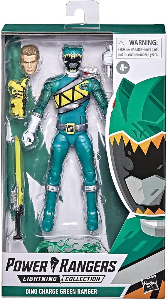 Hasbro Power Rangers Lightning Collection 6palcová akční figurka Green RANGERS 2022 LIGHTNING COLLECTION DINO CHARGE Zelený Ranger Zyuden Sentai