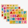 Wooden Kids' Digital Letter & Shape Matching Puzzle Board