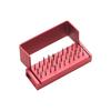 30Pcs Dental Diamond Burs Drill With Aluminum Disinfection Block Autoclavable High Speed Handpiece Burs Holder