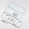 Space Aluminum Glass Shelf - Multi-size, Single or Double Layer Rectangular Bathroom Storage Shelf.