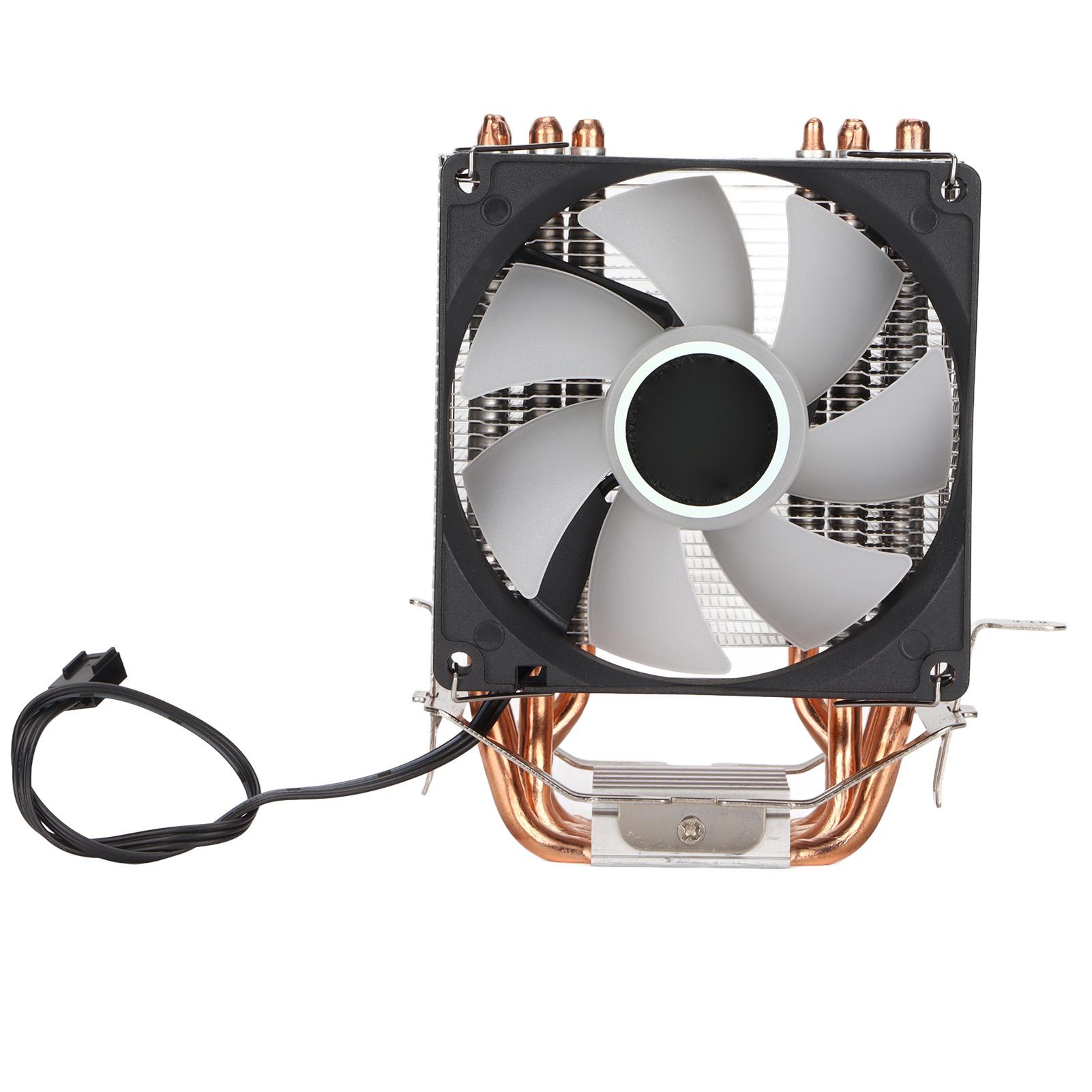 

CPU Cooler RGB Lighting Effect Direct Contact Silence Widely Used Computer CPU Cooling FansSingle Fan