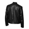 European size men's stand-up collar slim-fitting leather jacket zipper pocket leather jacket locomotive men's leather jacket