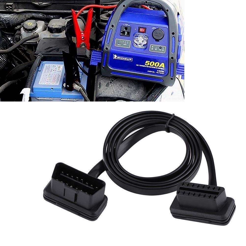 Auto PKW 16 Pin Stecker auf Buchse OBD2 Verlängerungskabel Diagnoseadapter