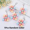 Fidget Decompression 9 Keyboard Key DIY Button Keycap Anti Stress Finger Keyboard Games Keychain Stress Relief Fashion Jewelry