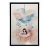 Cloud Carousel of Dreams Cloud Carousel of Dreams, 40X50 Cm, Gold Aluminum Frame, 230 Gsm Matte Paper